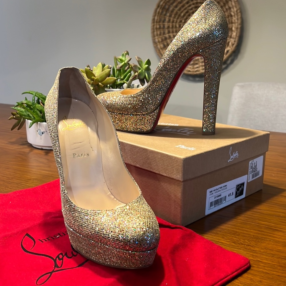 Christian Louboutin Glitter shoes size 41.5